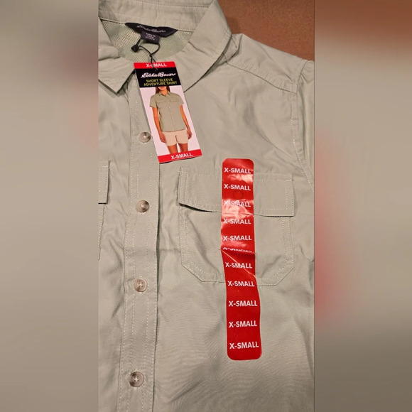 NWT Eddie Bauer Short Sleeve Adventure Shirt - Picture 3 of 7